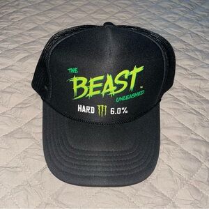 Monster Energy “The Beast Unleashed” Promo Otto Trucker Hat - Black/Green